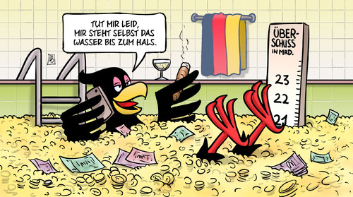 21 Mrd. Überschuss 21 Mrd. Überschuss
