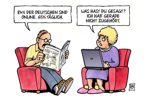 84 Prozent online 84 Prozent online