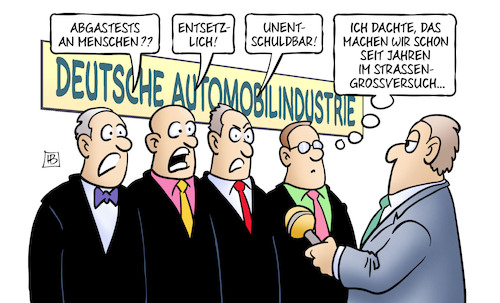 Abgastests an Menschen Abgastests an Menschen