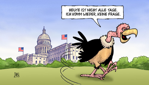 Cartoon: Abgewendet (medium) by Harm Bengen tagged geier,dollar,senat,kongress,ratingagenturen,weltwirtschaft,zahlungsunfaehigkeit,schuldengrenze,boehner,obama,praesident,regierung,party,tea,teaparty,republikane,demokraten,krise,schulden,staatsverschuldung,schuldenstreit,schuldenkrise,usa,niederlage,kompromiss,durchbruch,durchbruch,usa,schuldenkrise,schuldenstreit,staatsverschuldung,schulden,obama