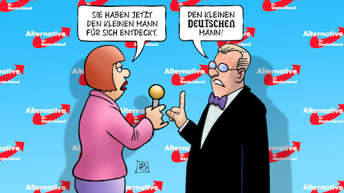 Afd und kleiner Mann Afd und kleiner Mann