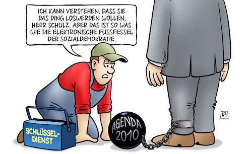 Agenda-Fussfessel Agenda-Fussfessel