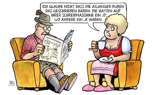 Cartoon: Aiwanger-Buben (medium) by Harm Bengen tagged freie,wähler,aiwanger,bruder,bayern,rechtsextrem,antisemitisches,flugblatt,hetze,schreibmaschine,sprache,harm,bengen,cartoon,karikatur,freie,wähler,aiwanger,bruder,bayern,rechtsextrem,antisemitisches,flugblatt,hetze,schreibmaschine,sprache,harm,bengen,cartoon,karikatur