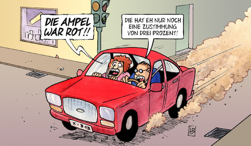 Ampel-Zustimmung Ampel-Zustimmung