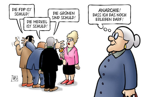 Cartoon: Anarchie (medium) by Harm Bengen tagged anarchie,schuld,susemil,regierung,aus,streit,jamaika,cdu,csu,fdp,grüne,koalition,sondierungen,harm,bengen,cartoon,karikatur,anarchie,schuld,susemil,regierung,aus,streit,jamaika,cdu,csu,fdp,grüne,koalition,sondierungen,harm,bengen,cartoon,karikatur