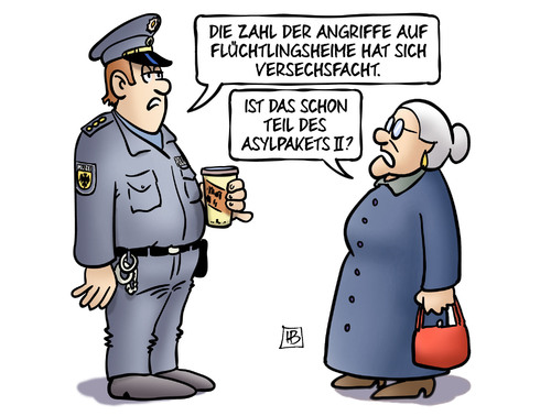 Cartoon: Anschlagszahl (medium) by Harm Bengen tagged angriffe,rechtsextremismus,nazis,flüchtlingsheime,asylpaket,nachzugsbegrenzung,familiennachzug,abschiebung,ausweisen,bundesregierung,obergrenze,grenze,populismus,flüchtlinge,flucht,asyl,politiker,susemil,polizei,harm,bengen,cartoon,karikatur,angriffe,rechtsextremismus,nazis,flüchtlingsheime,asylpaket,nachzugsbegrenzung,familiennachzug,abschiebung,ausweisen,bundesregierung,obergrenze,grenze,populismus,flüchtlinge,flucht,asyl,politiker,susemil,polizei,harm,bengen,cartoon,karikatur