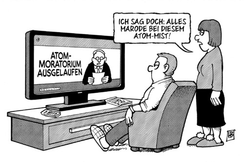 Atom-Moratorium ausgelaufen Atom-Moratorium ausgelaufen