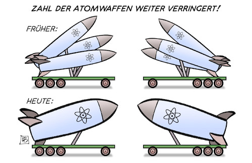 Atomwaffen verringert Atomwaffen verringert