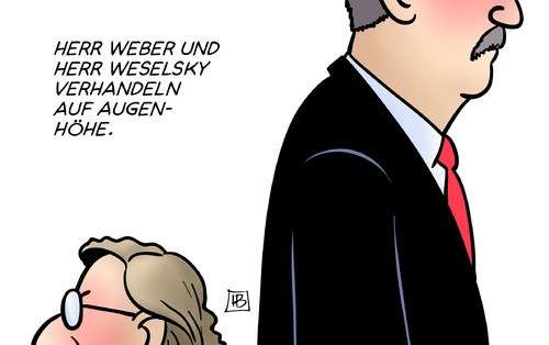 Cartoon: Augenhöhe (medium) by Harm Bengen tagged verhandeln,augenhöhe,weselsky,weber,bahnvorstand,bahnhof,zug,tarifeinheitsgesetz,streikrecht,grundrecht,gdl,gewerkschaften,lokomotivführer,lokführer,streiken,streik,arbeitskampf,tarifauseinandersetzung,tarifkampf,gewerkschaft,harm,bengen,cartoon,karikatur,verhandeln,augenhöhe,weselsky,weber,bahnvorstand,bahnhof,zug,tarifeinheitsgesetz,streikrecht,grundrecht,gdl,gewerkschaften,lokomotivführer,lokführer,streiken,streik,arbeitskampf,tarifauseinandersetzung,tarifkampf,gewerkschaft,harm,bengen,cartoon,karikatur