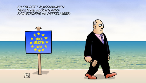 Cartoon: Baden verboten (medium) by Harm Bengen tagged baden,verboten,eu,massnahmen,gegen,flüchtlingskatastrophe,flüchtlinge,ertrinken,tod,mittelmeer,triton,harm,bengen,cartoon,karikatur,baden,verboten,eu,massnahmen,gegen,flüchtlingskatastrophe,flüchtlinge,ertrinken,tod,mittelmeer,triton,harm,bengen,cartoon,karikatur