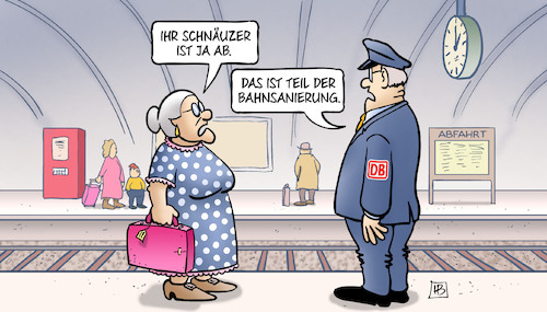 Bahnsanierung startet Bahnsanierung startet