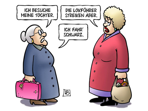 Bahnstreik Schwarz Bahnstreik Schwarz