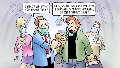Bahnstreik und Nerven Bahnstreik und Nerven