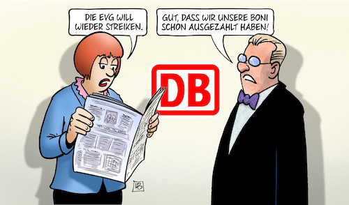 Bahnstreiks und Boni Bahnstreiks und Boni