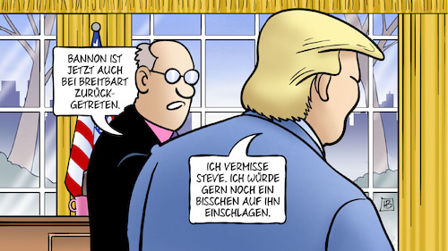 Bannon-Rücktritt Bannon-Rücktritt