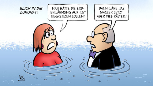 Cartoon: Begrenzung Erderwärmung (medium) by Harm Bengen tagged begrenzung,erderwärmung,zukunft,wasser,kalt,klimawandel,energiewende,weltklimarat,harm,bengen,cartoon,karikatur,begrenzung,erderwärmung,zukunft,wasser,kalt,klimawandel,energiewende,weltklimarat,harm,bengen,cartoon,karikatur