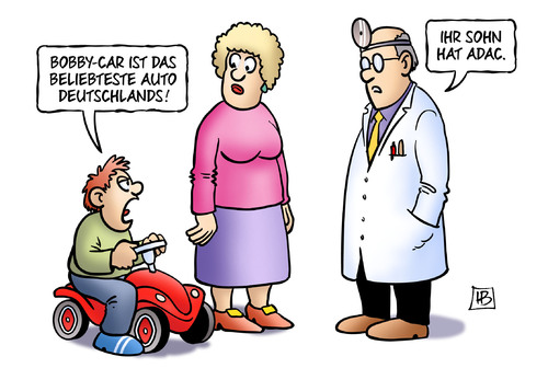 Cartoon: Beliebtestes Auto (medium) by Harm Bengen tagged deutschland,beliebt,sohn,kind,arzt,mutter,auto,bobbycar,bobby,car,spielzeug,adac,praesident,rettungshubschrauber,dienstreisen,fliegen,betruegen,betrug,skandal,flug,harm,bengen,cartoon,karikatur,deutschland,beliebt,sohn,kind,arzt,mutter,auto,bobbycar,bobby,car,spielzeug,adac,praesident,rettungshubschrauber,dienstreisen,fliegen,betruegen,betrug,skandal,flug,harm,bengen,cartoon,karikatur