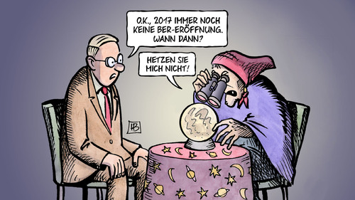 Cartoon: BER-Zukunft (medium) by Harm Bengen tagged mehdorn,ber,eröffnung,zukunft,wahrsagerin,kristallkugel,fernglas,hauptstadtflughafen,baustelle,flughafen,verzögerung,verschiebung,harm,bengen,cartoon,karikatur,mehdorn,ber,eröffnung,zukunft,wahrsagerin,kristallkugel,fernglas,hauptstadtflughafen,baustelle,flughafen,verzögerung,verschiebung,harm,bengen,cartoon,karikatur