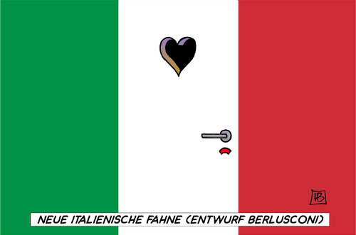 Berlusconi-Fahne