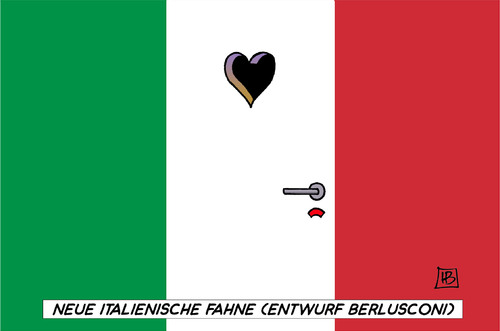 Berlusconi-Fahne