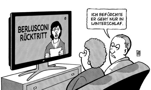 Berlusconi-Rücktritt Berlusconi-Rücktritt