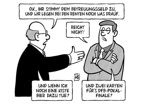 Betreuungsgeld-Poker Betreuungsgeld-Poker