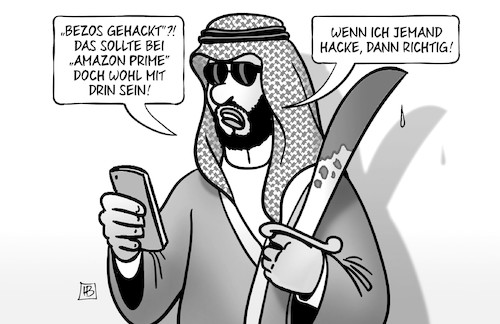 Bezos gehackt