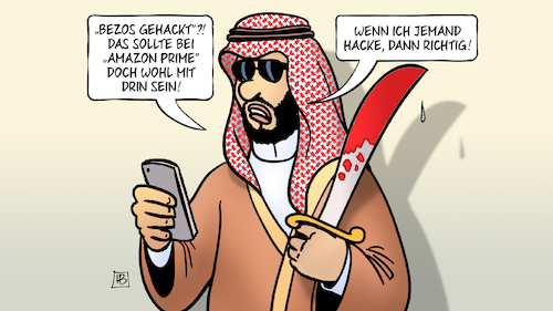 Bezos gehackt Bezos gehackt