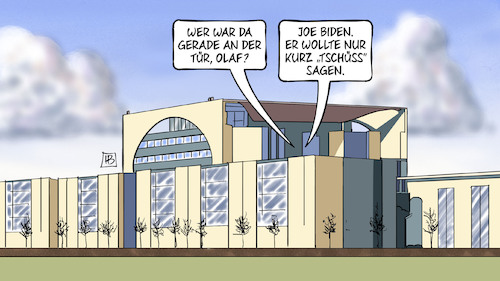 Biden sagt Tschüss Biden sagt Tschüss