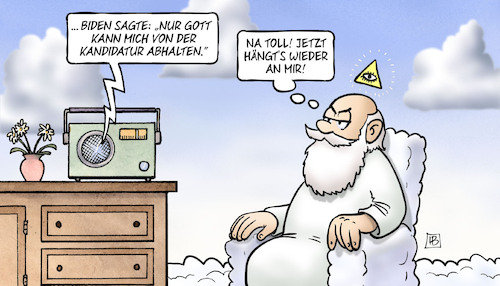 Biden und Gott Biden und Gott