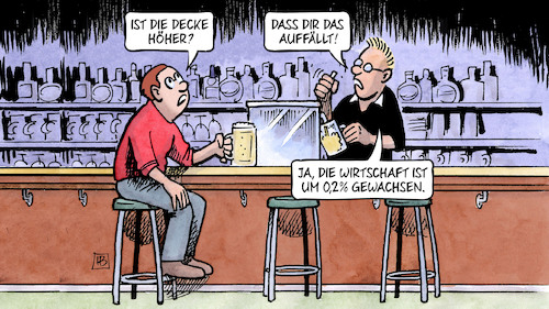 BIP wächst leicht BIP wächst leicht