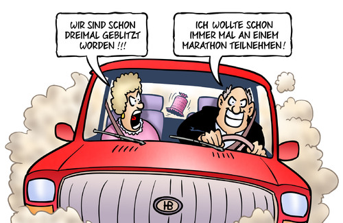 Cartoon: Blitz-Marathon (medium) by Harm Bengen tagged marathon,blitzmarathon,radar,radarfalle,strasse,verkehr,auto,autofahrer,kfz,geschwindigkeit,bussgeld,flensburg,punkte,führerschein,polizei,kontrolle,harm,bengen,cartoon,karikatur,marathon,blitzmarathon,radar,radarfalle,strasse,verkehr,auto,autofahrer,kfz,geschwindigkeit,bussgeld,flensburg,punkte,führerschein,polizei,kontrolle,harm,bengen,cartoon,karikatur