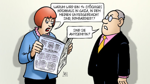 Cartoon: Bomben auf Medien (medium) by Harm Bengen tagged hochhaus,medien,bombardiert,antisemitin,antisemitismus,verdacht,kritik,zeitung,lesen,nahost,israel,hamas,krieg,gaza,palästina,raketen,harm,bengen,cartoon,karikatur,hochhaus,medien,bombardiert,antisemitin,antisemitismus,verdacht,kritik,zeitung,lesen,nahost,israel,hamas,krieg,gaza,palästina,raketen,harm,bengen,cartoon,karikatur