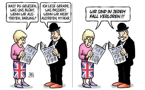 Cartoon: Brexit-Ja-Nein (medium) by Harm Bengen tagged zeitung,ja,nein,remain,leave,brexit,wahlkampf,bowler,uk,gb,referendum,eu,europa,austritt,harm,bengen,cartoon,karikatur,zeitung,ja,nein,remain,leave,brexit,wahlkampf,bowler,uk,gb,referendum,eu,europa,austritt,harm,bengen,cartoon,karikatur