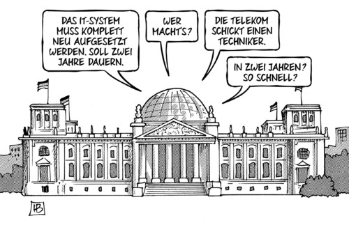 Bundestag und Telekom