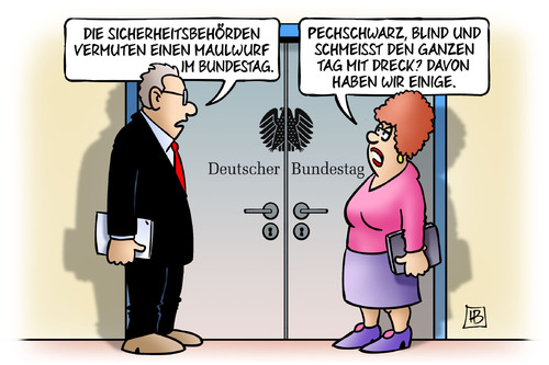 Bundestags-Maulwurf Bundestags-Maulwurf