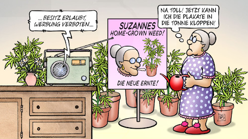 Cannabis-Werbung Cannabis-Werbung
