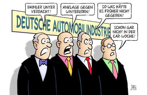 Cartoon: Car-Woche 2019 (medium) by Harm Bengen tagged daimler,verdacht,abgasskandal,anklage,winterkorn,vw,deutsche,automobilindustire,car,karwoche,ostern,woche,schummelsoftware,kraftfahrtbundesamt,dieselskandal,mercedes,betrug,harm,bengen,cartoon,karikatur,daimler,verdacht,abgasskandal,anklage,winterkorn,vw,deutsche,automobilindustire,car,karwoche,ostern,woche,schummelsoftware,kraftfahrtbundesamt,dieselskandal,mercedes,betrug,harm,bengen,cartoon,karikatur