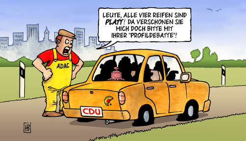 Cartoon: CDU-Profildebatte (medium) by Harm Bengen tagged cdu,profil,profildebatte,profildiskussion,merkel,teufel,kauder,kurs,wahlen,diskussion,partei,kritik,cdu,profil,profildebatte,profildiskussion,merkel,teufel,kauder,kurs,wahlen,diskussion