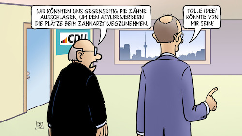 CDU-Zähne CDU-Zähne