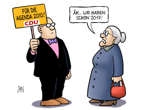 Cartoon: CDU für Agenda 2010 (medium) by Harm Bengen tagged cdu,agenda,2010,2017,demonstration,schild,susemil,harm,bengen,cartoon,karikatur,cdu,agenda,2010,2017,demonstration,schild,susemil,harm,bengen,cartoon,karikatur
