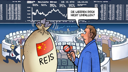 Cartoon: China-Börse (medium) by Harm Bengen tagged umfallen,china,börse,kurse,dax,aktien,sack,reis,harm,bengen,cartoon,karikatur,umfallen,china,börse,kurse,dax,aktien,sack,reis,harm,bengen,cartoon,karikatur