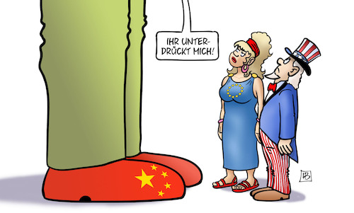 China-Unterdrückung China-Unterdrückung