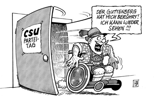 CSU-Parteitag und Guttenberg CSU-Parteitag und Guttenberg