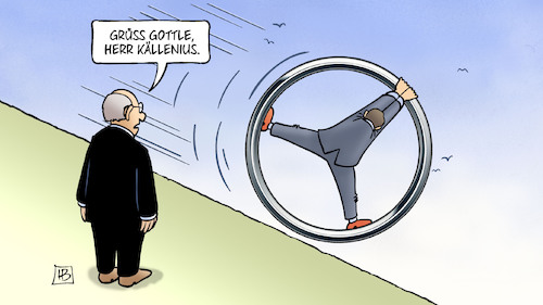 Cartoon: Daimler-Bilanz (medium) by Harm Bengen tagged schwaben,källenius,daimler,mercedes,bilanz,gewinn,verlust,bergab,harm,bengen,cartoon,karikatur,schwaben,källenius,daimler,mercedes,bilanz,gewinn,verlust,bergab,harm,bengen,cartoon,karikatur