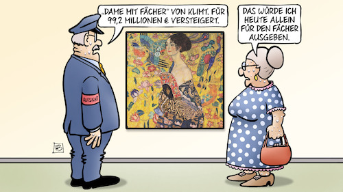 Dame mit Fächer