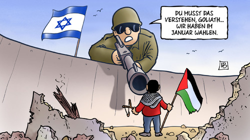 Cartoon: David und Goliath (medium) by Harm Bengen tagged david,goliath,israel,palaestina,gaza,hamas,angriff,krieg,nahostkonflikt,raketen,harm,bengen,cartoon,karikatur,david,goliath,israel,palaestina,gaza,hamas,angriff,krieg,nahostkonflikt,raketen,harm,bengen,cartoon,karikatur