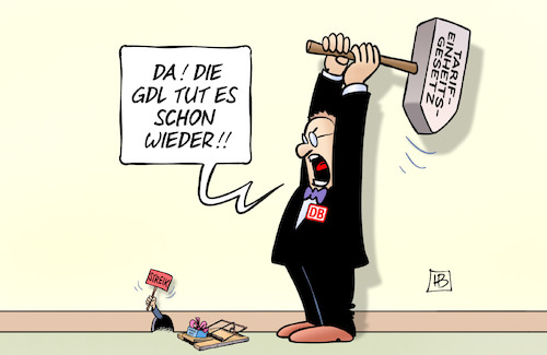 Cartoon: DB und GdL (medium) by Harm Bengen tagged angebot,db,bahn,gdl,gewerkschaft,eisenbahner,lokomotivführer,mauseloch,mausefalle,vorschlaghammer,tarifrunde,streik,tarifeinheitsgesetz,harm,bengen,cartoon,karikatur,angebot,db,bahn,gdl,gewerkschaft,eisenbahner,lokomotivführer,mauseloch,mausefalle,vorschlaghammer,tarifrunde,streik,tarifeinheitsgesetz,harm,bengen,cartoon,karikatur