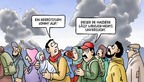 Cartoon: De Maiziere ist schuld (medium) by Harm Bengen tagged karikatur,cartoon,bengen,harm,flüchtlinge,asyl,demaiziere,innenministers,familiennachzug,dublin,wolken,gewitter,unwetter,herbststurm,angst,herbststurm,unwetter,gewitter,wolken,angst,dublin,familiennachzug,innenministers,demaiziere,asyl,flüchtlinge,harm,bengen,cartoon,karikatur