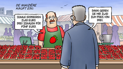 De Maiziere kauft ein De Maiziere kauft ein